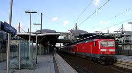 Düsseldorf Flughafen Fernbahnhof, November 2009